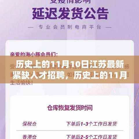 历史上的11月10日，江苏人才招聘紧缺日与精准招聘之路的探寻