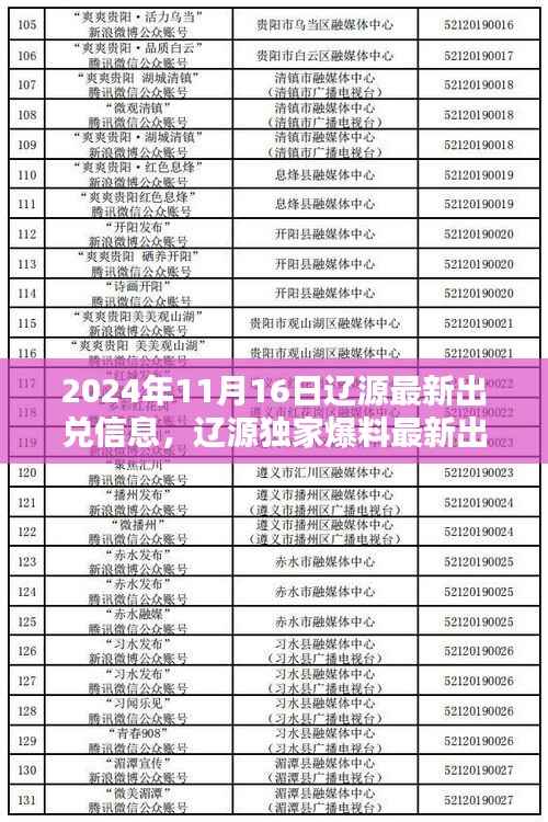 辽源最新出兑信息集结与店铺转让全攻略（2024年11月16日）