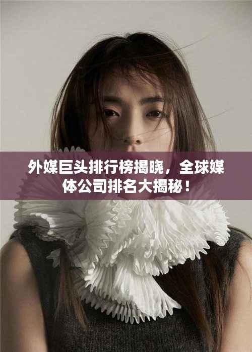 外媒巨头排行榜揭晓,全球媒体公司排名大揭秘!